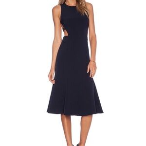 X Revolve Split Sides Dress, Navy